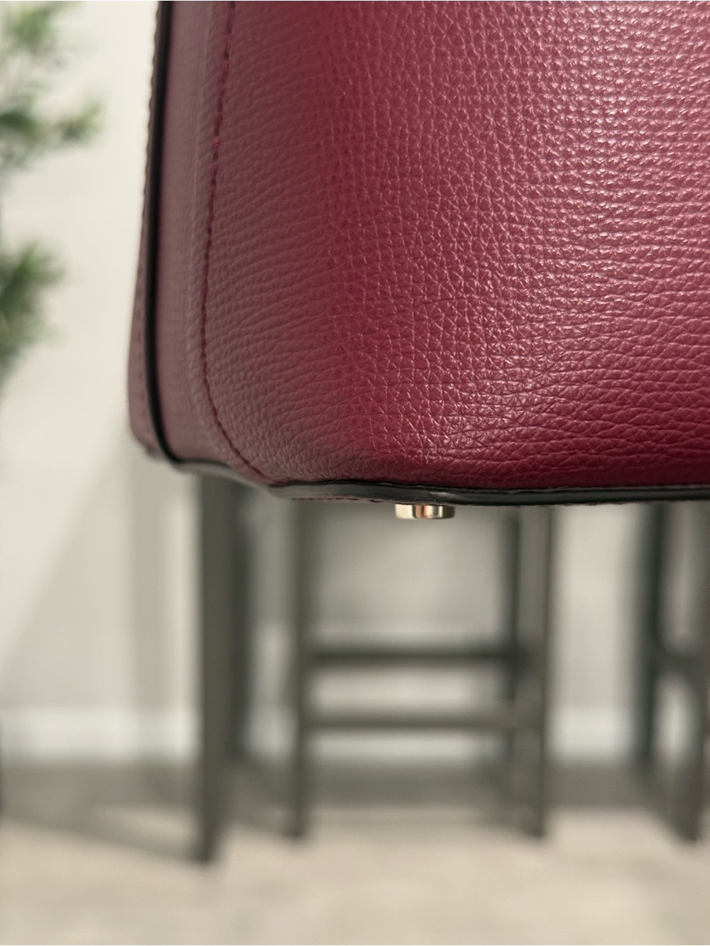 Kate Spade Burgundy Leather Satchel - Picture 8 of 15